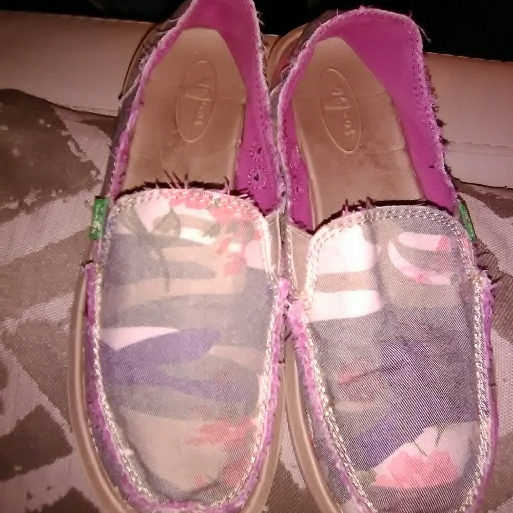 Sanuk Donna Mixed Up Floral Camo